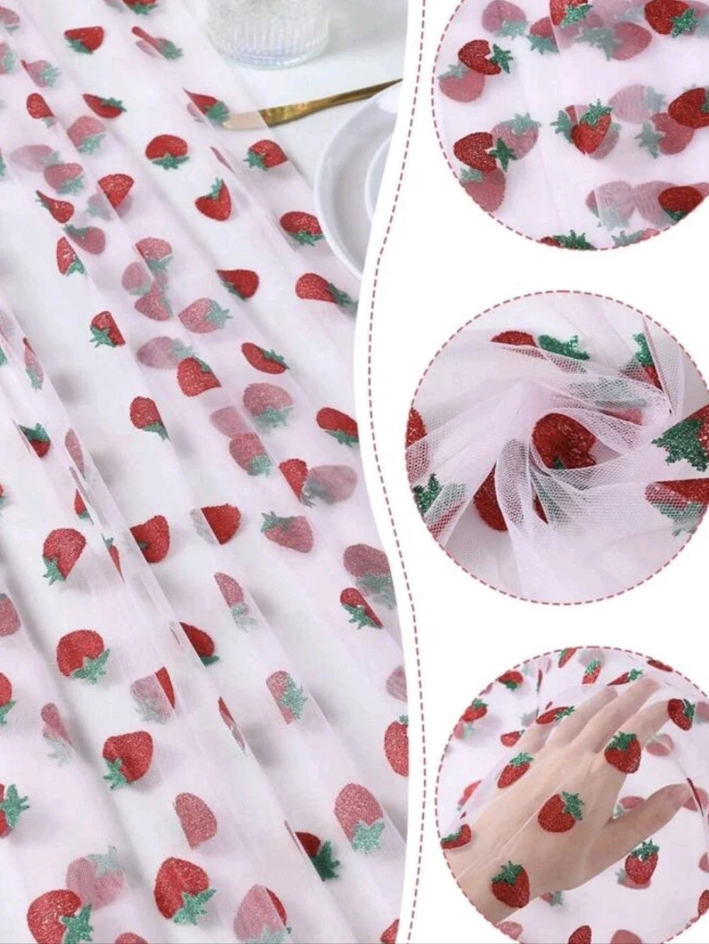 Strawberry 🍓 Table Runner NEW